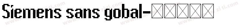 Siemens sans gobal字体转换